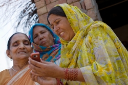 The mDiabetes initiative plans to reach 1 million people in India with text messages about diabetes prevention. Photo courtesy of Nokia.